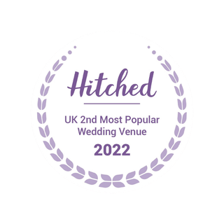 Hitched UK 2nd Most Popular Wedding Venue 2022