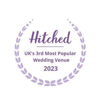 Hitched UK 3rd Most Popular Wedding Venue 2023