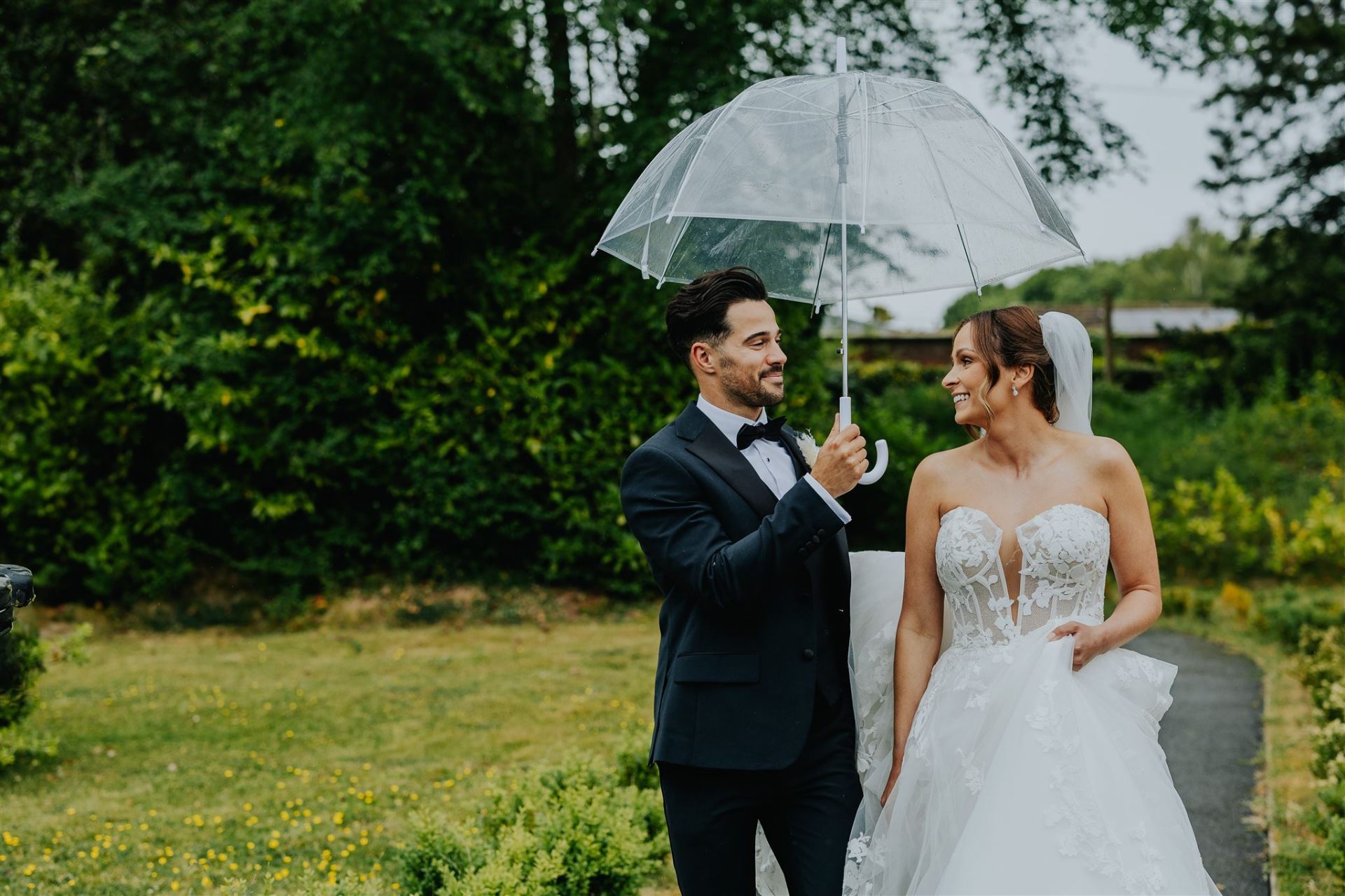 Wedding celebration at Bredenbury Court Barns, chosen by couples from Gloucestershire